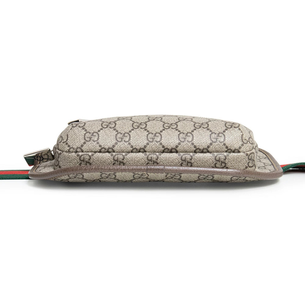 Gucci Body Bum Crossbody Belt Waist Belt Bag Crossbody GG Beige Brown Red - Picture 7 of 10